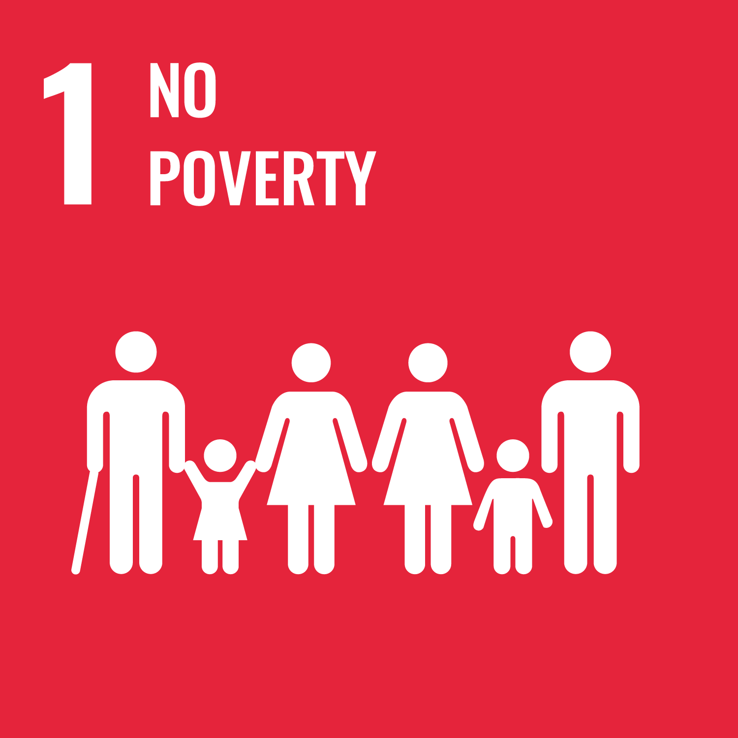 Icon for Sustainable Development Goal 1 – No Poverty