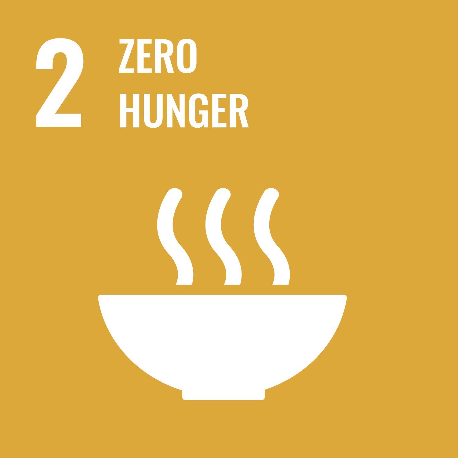 Icon for Sustainable Development Goal 2 – Zero Hunger