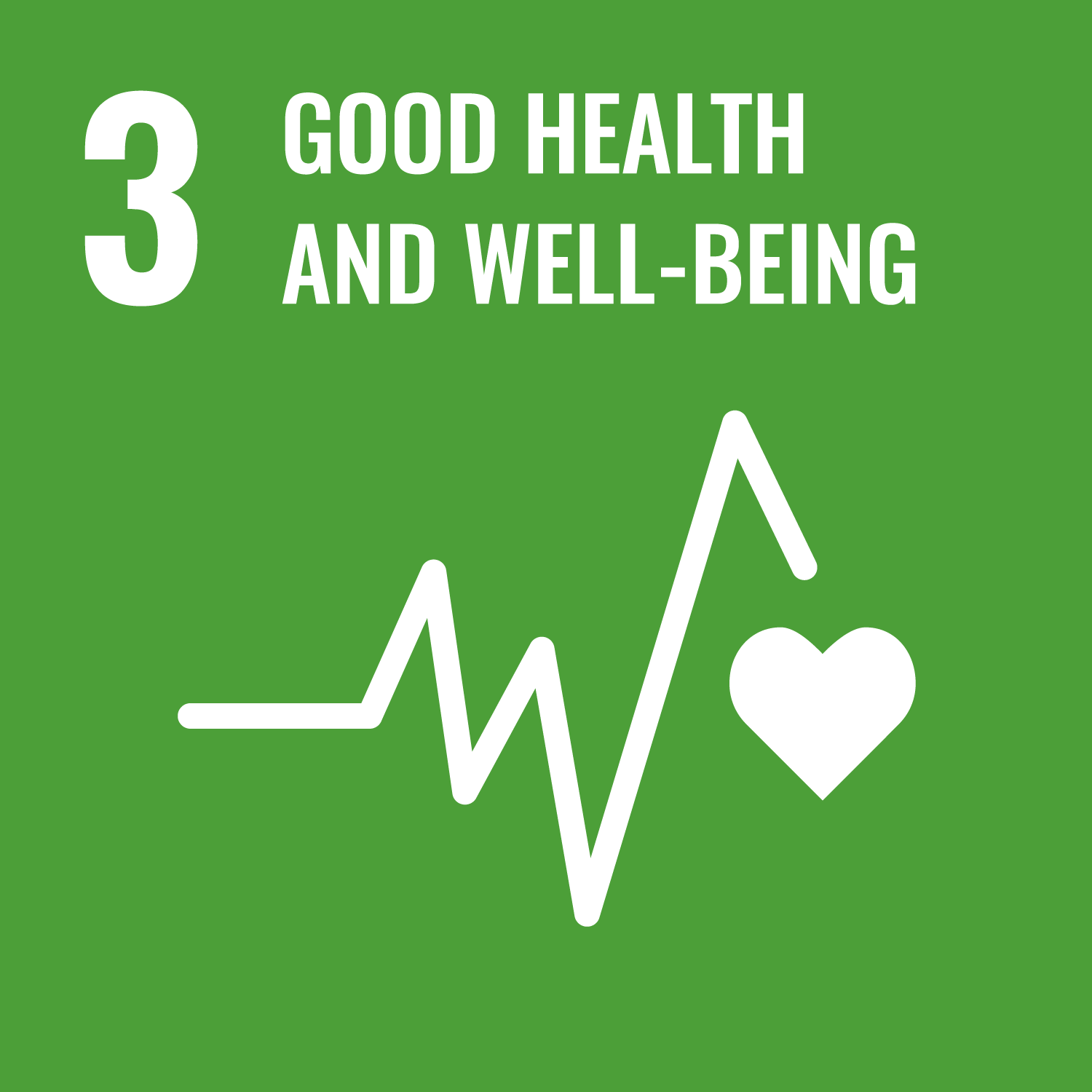Icon for Sustainable Development Goal 3 – Good Health and Well-being