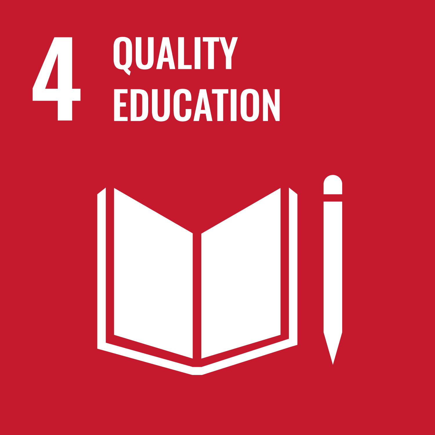 Icon for Sustainable Development Goal 4 – Quality Education