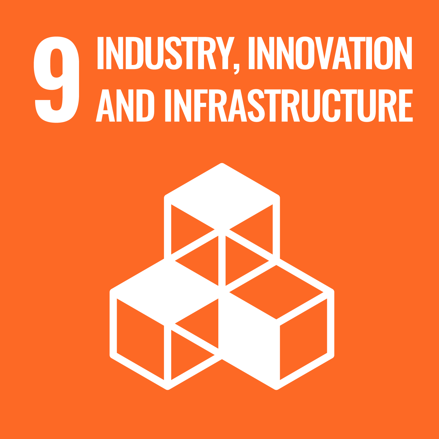 Icon for Sustainable Development Goal 9 – Industry, Innovation and Infrastructure