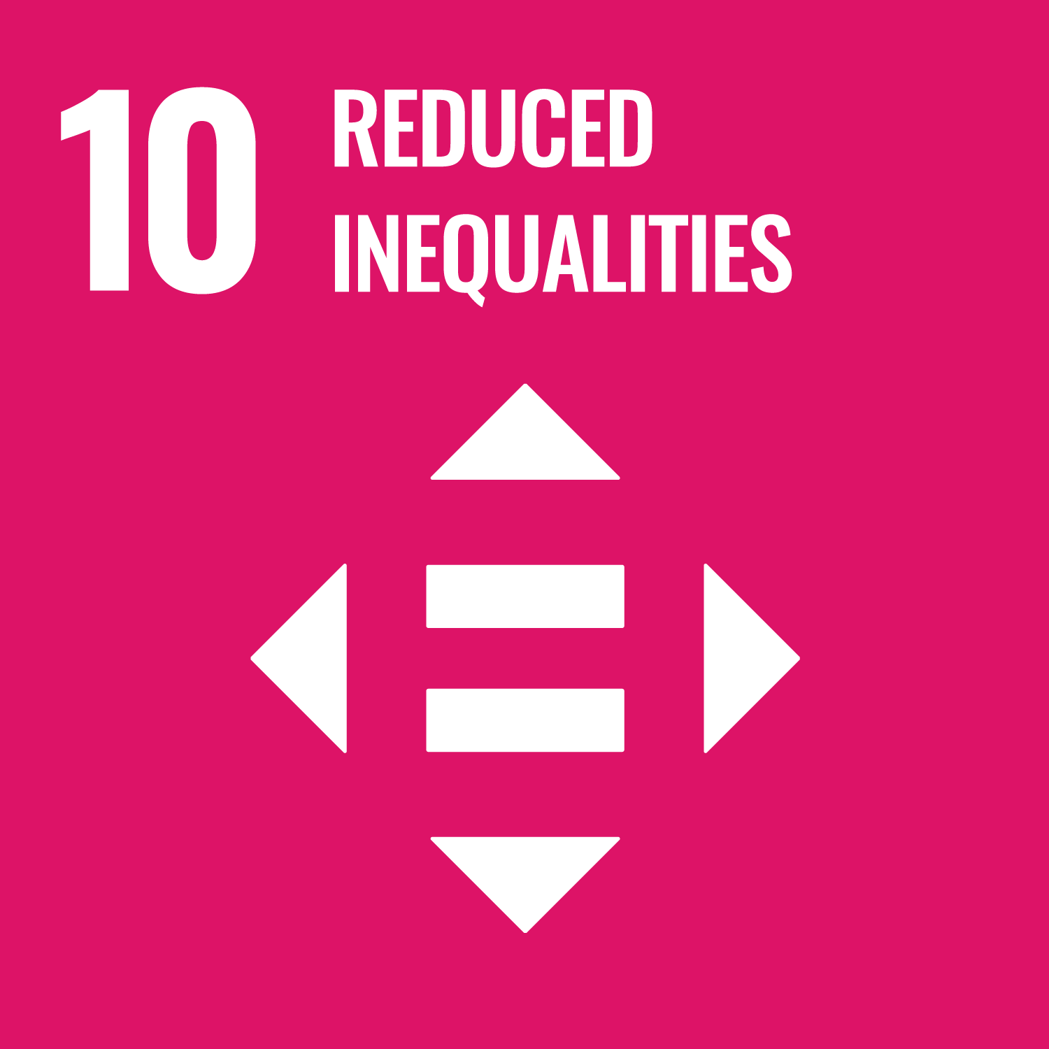 Icon for Sustainable Development Goal 10 – Reduced Inequalities