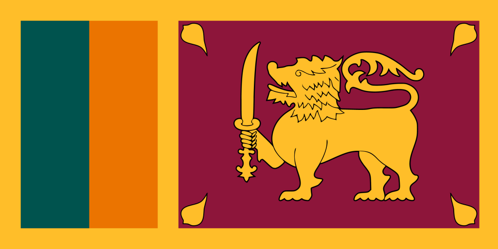 Illustration of Sri Lanka flag