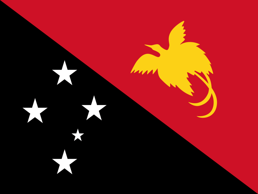 Illustration of Papua New Guinea flag