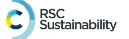 Logo for the journal RSC Sustainability