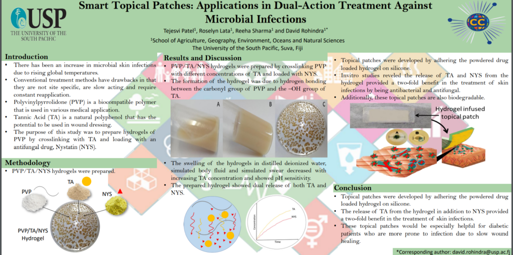 Poster - Smart topical patches: applications in dual-action treatment against microbial infections