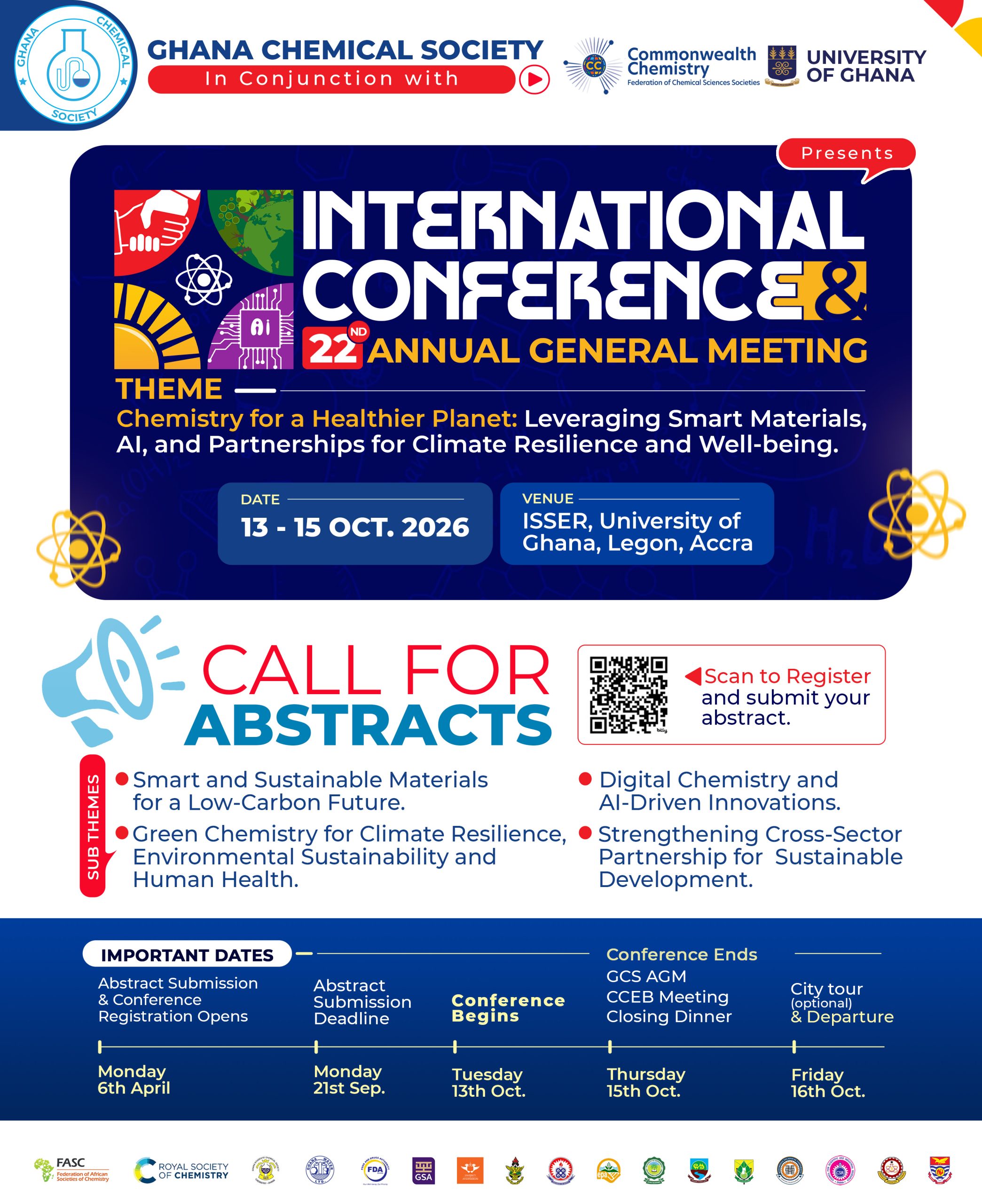 Ghana Chemical Society International Conference flyer